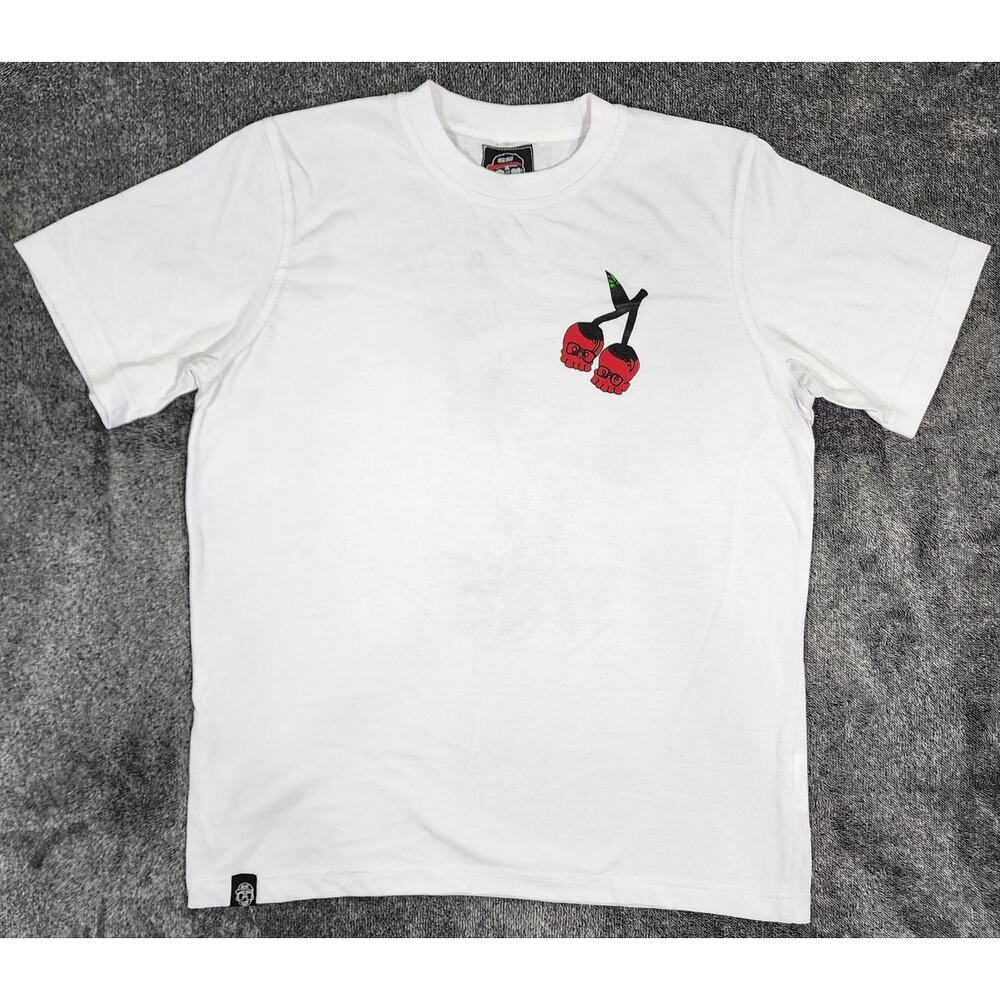 Secret Scientist Shirt Mens Small White Keep Livin Reaper Graphic Streetwear